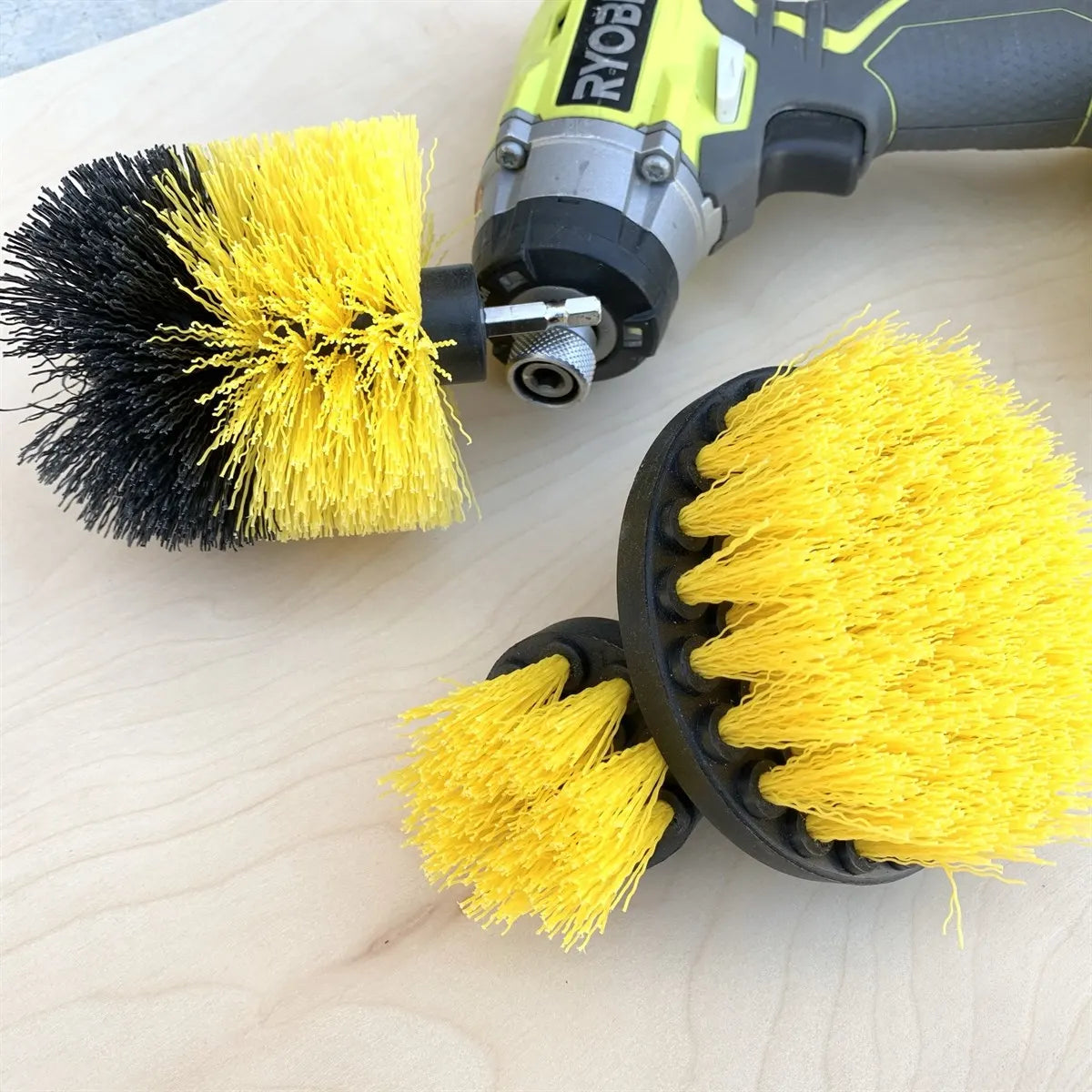Power Drill Cleaning Brush Set | 3-Piece Set