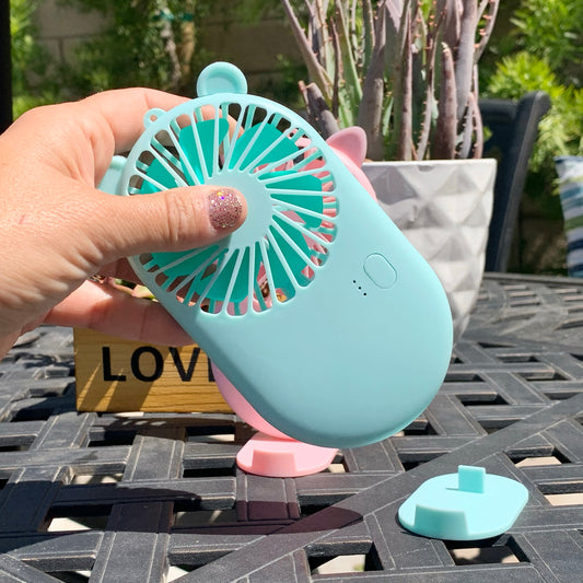 Mini Wireless Suction Cup Fan