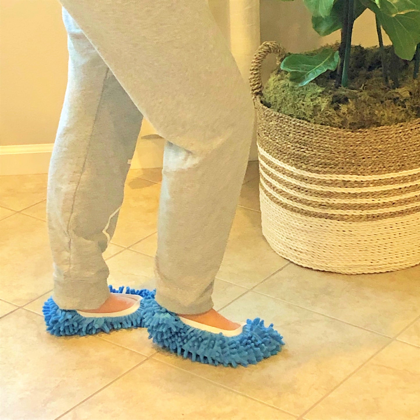 House Floor Dust Mop Slippers