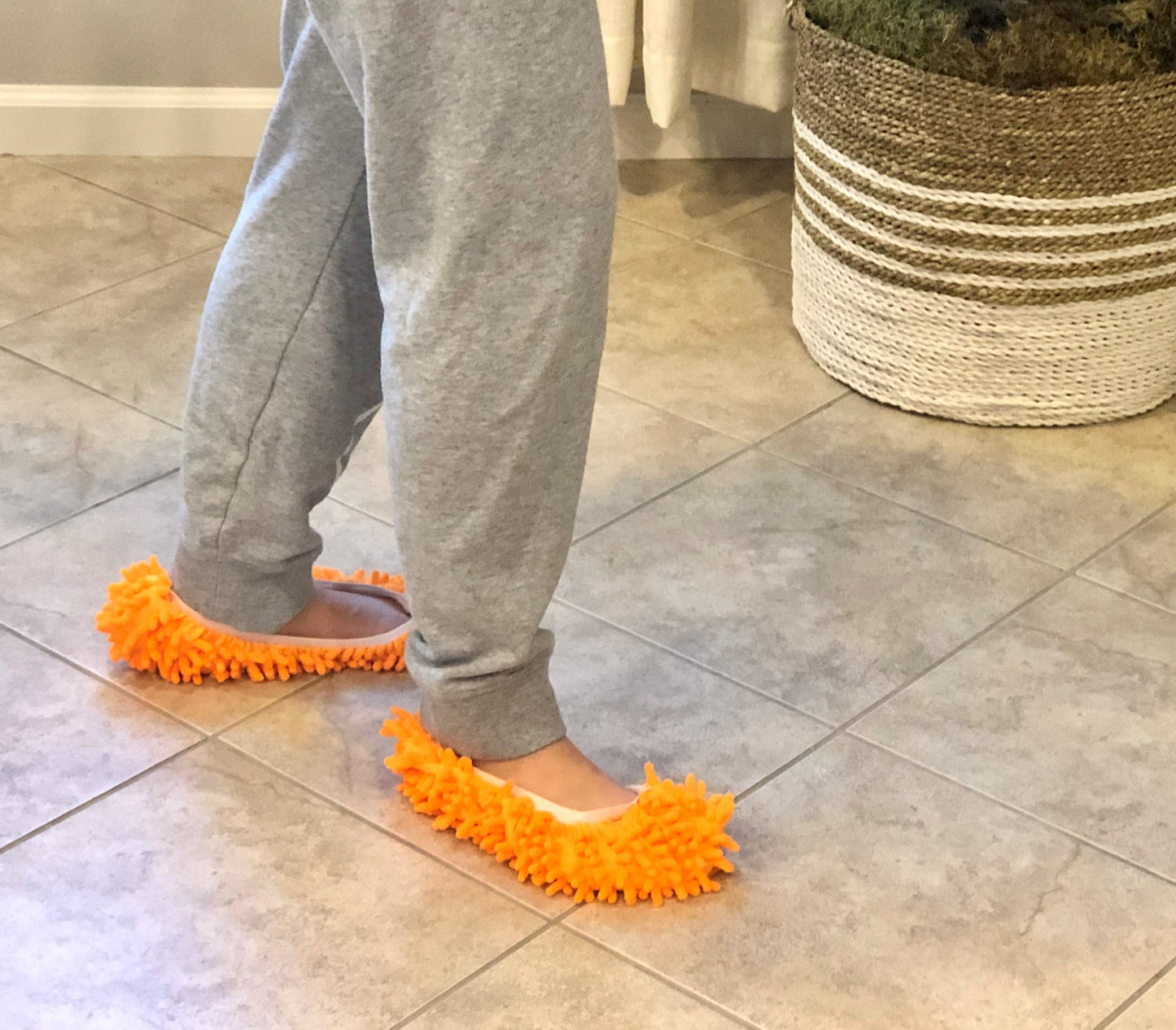 House Floor Dust Mop Slippers